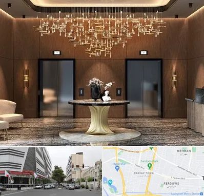 عمده فروشی لوستر در بلوار فردوس 