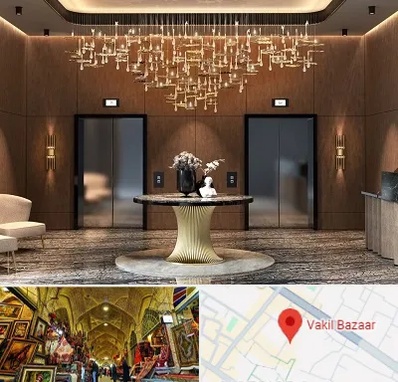 عمده فروشی لوستر در بازار وکیل شیراز