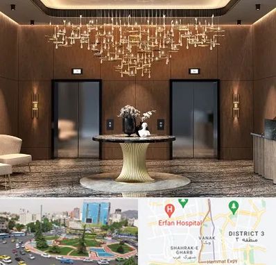 عمده فروشی لوستر در ونک 