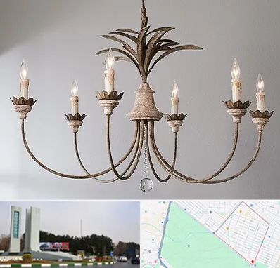 کارگاه لوستر سازی در بلوار فلسیطین مشهد