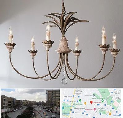 کارگاه لوستر سازی در بلوار فردوسی مشهد 