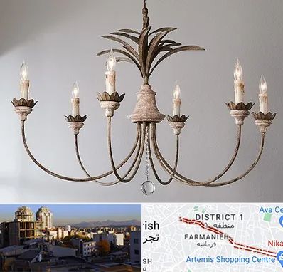 کارگاه لوستر سازی در فرمانیه 