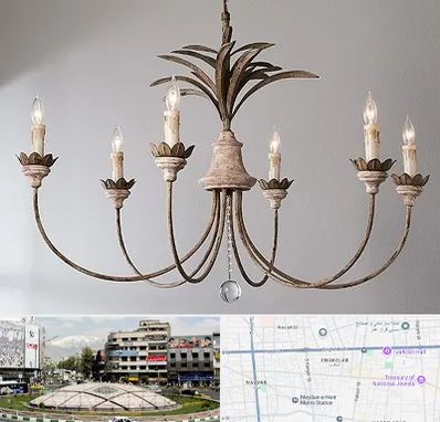 کارگاه لوستر سازی در مرکز تهران