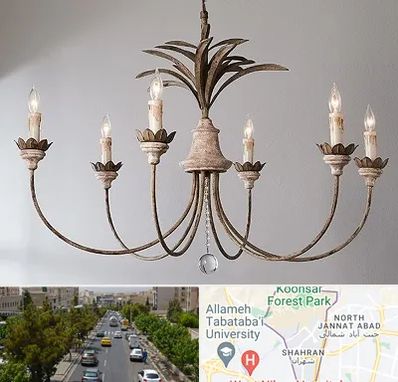 کارگاه لوستر سازی در شهران 