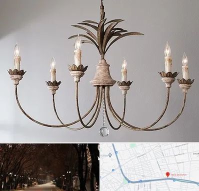 کارگاه لوستر سازی در ابوریحان تبریز