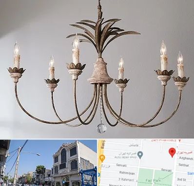 کارگاه لوستر سازی در افسریه 