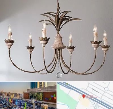 کارگاه لوستر سازی در لاله پارک تبریز