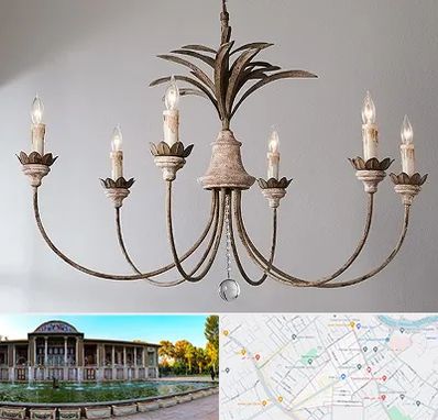 کارگاه لوستر سازی در عفیف آباد شیراز