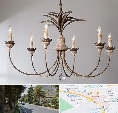 کارگاه لوستر سازی در مهرویلا کرج