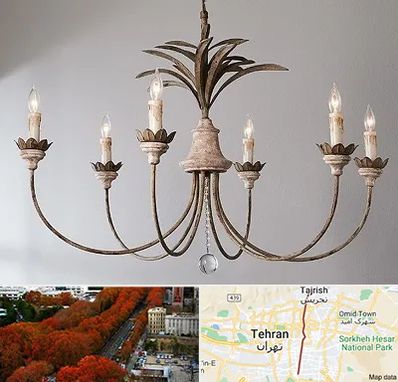 کارگاه لوستر سازی در ولیعصر 