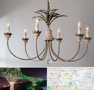 کارگاه لوستر سازی در منطقه 3 تهران 