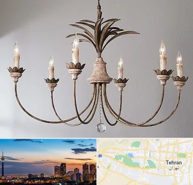 کارگاه لوستر سازی در غرب تهران 