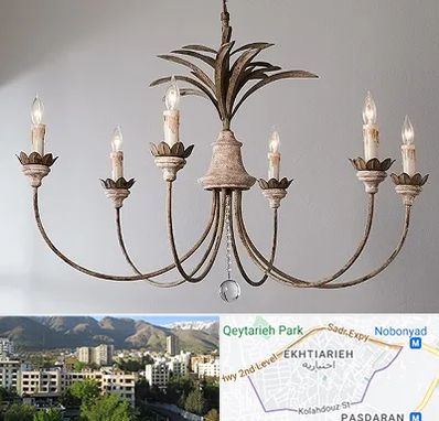 کارگاه لوستر سازی در اختیاریه 