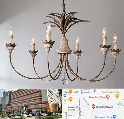 کارگاه لوستر سازی در سهروردی 