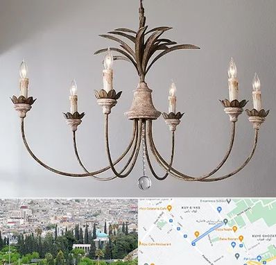 کارگاه لوستر سازی در محلاتی شیراز