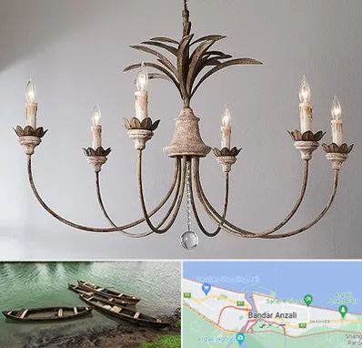 کارگاه لوستر سازی در بندر انزلی