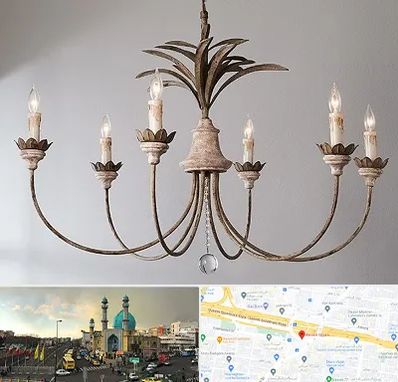 کارگاه لوستر سازی در رسالت 