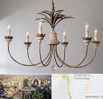 کارگاه لوستر سازی در استاد معین 