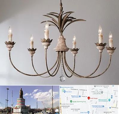 کارگاه لوستر سازی در کارگر جنوبی 