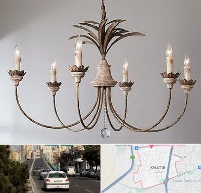 کارگاه لوستر سازی در خطیب تبریز