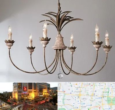 کارگاه لوستر سازی در جنت آباد تهران 