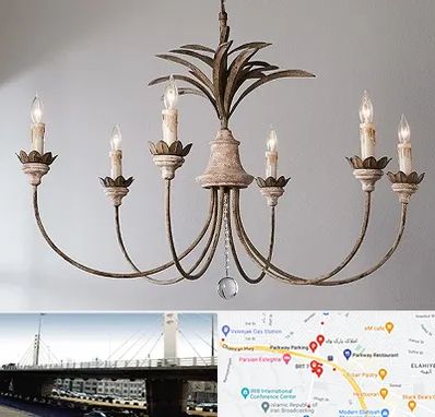 کارگاه لوستر سازی در پارک وی 