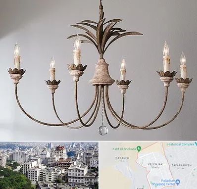 کارگاه لوستر سازی در ولنجک 