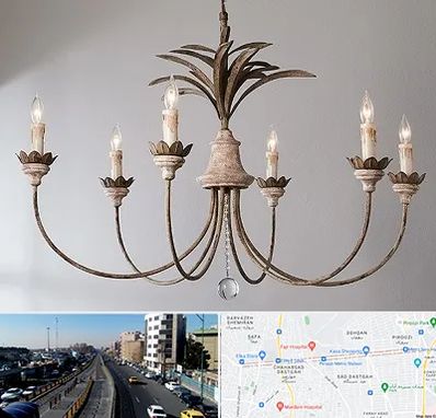 کارگاه لوستر سازی در پیروزی 