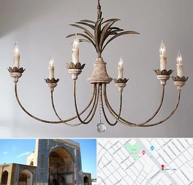 کارگاه لوستر سازی در مصلی مشهد