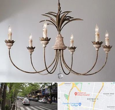 کارگاه لوستر سازی در ظفر 