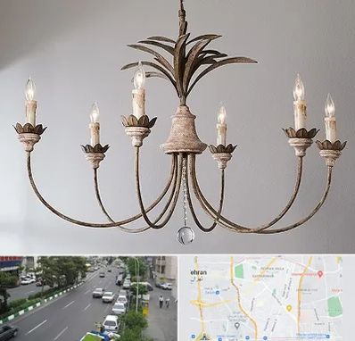 کارگاه لوستر سازی در ستارخان 