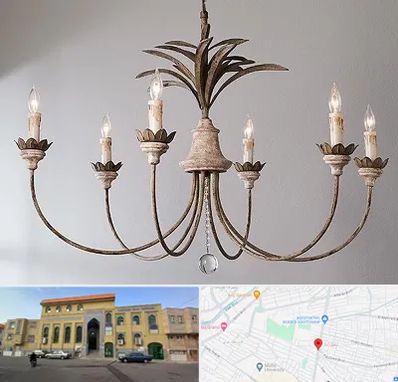 کارگاه لوستر سازی در زنبیل آباد قم