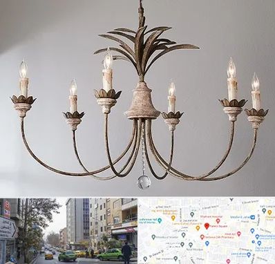 کارگاه لوستر سازی در فاطمی 