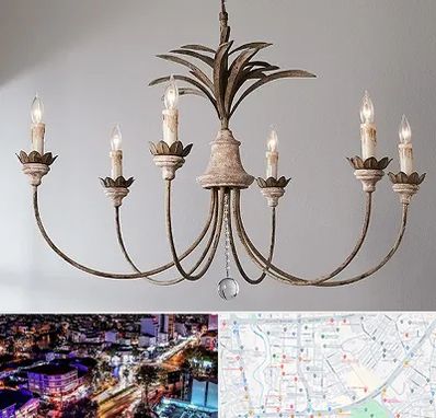 کارگاه لوستر سازی در منظریه رشت