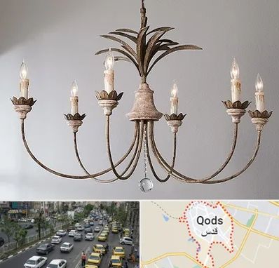 کارگاه لوستر سازی در شهر قدس