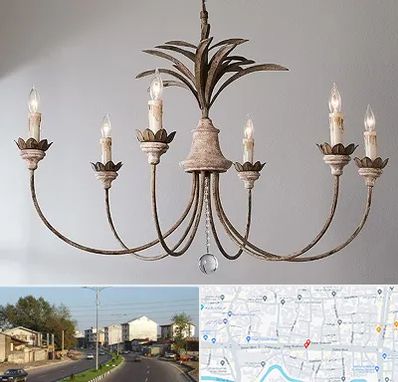 کارگاه لوستر سازی در ضیابری رشت