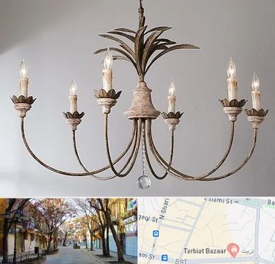 کارگاه لوستر سازی در تربیت تبریز