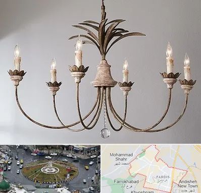 کارگاه لوستر سازی در فردیس کرج 