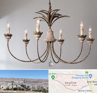 کارگاه لوستر سازی در شهرک گلستان شیراز