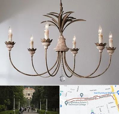 کارگاه لوستر سازی در بلوار معلم رشت 