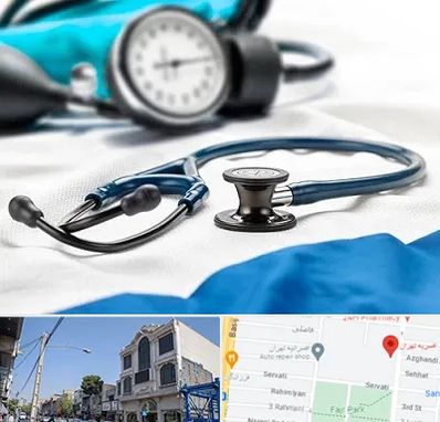 تجهیزات پزشکی در افسریه 