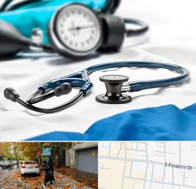 تجهیزات پزشکی در خیابان فلسطین