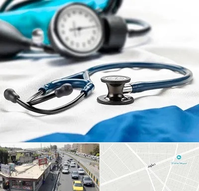 تجهیزات پزشکی در خیابان دماوند