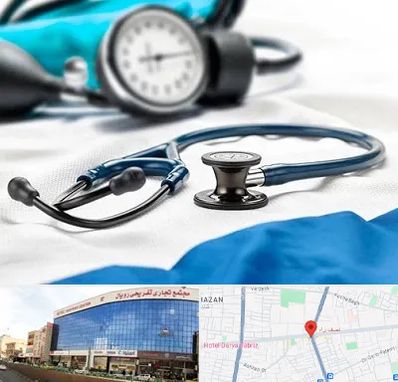 تجهیزات پزشکی در نصف راه تبریز