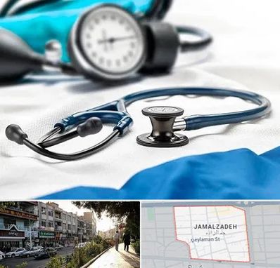 تجهیزات پزشکی در خیابان جمالزاده