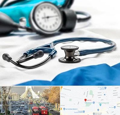 تجهیزات پزشکی در خیابان آزادی 