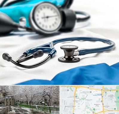 تجهیزات پزشکی در باغ فیض