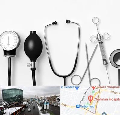 شرکت تجهیزات پزشکی در اقدسیه 