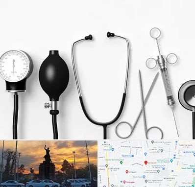 شرکت تجهیزات پزشکی در میدان حر 