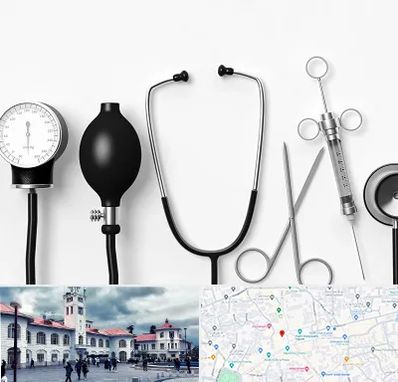 شرکت تجهیزات پزشکی در میدان شهرداری رشت